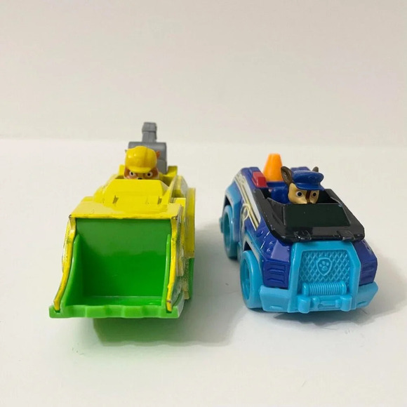 Paw Patrol Diecast  Car Lot Of 6 Skye Everest Tracker Marshall Chase Rubble - Picture 14 of 16